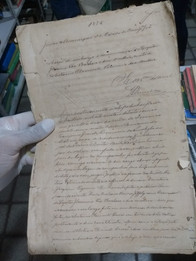 Documento escrito à mão