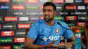 indian cricket player ashwin at a press conference