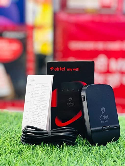 Thumbnail: Airtel AMF-311WW Data Card (Black), 4g Hotspot Support with 2300 Mah Battery