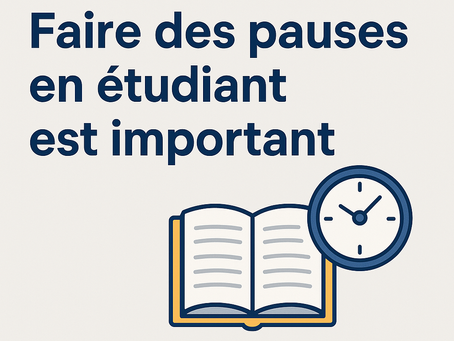 Étudiez plus intelligemment, pas plus fort : les pauses sont importantes pour votre réussite