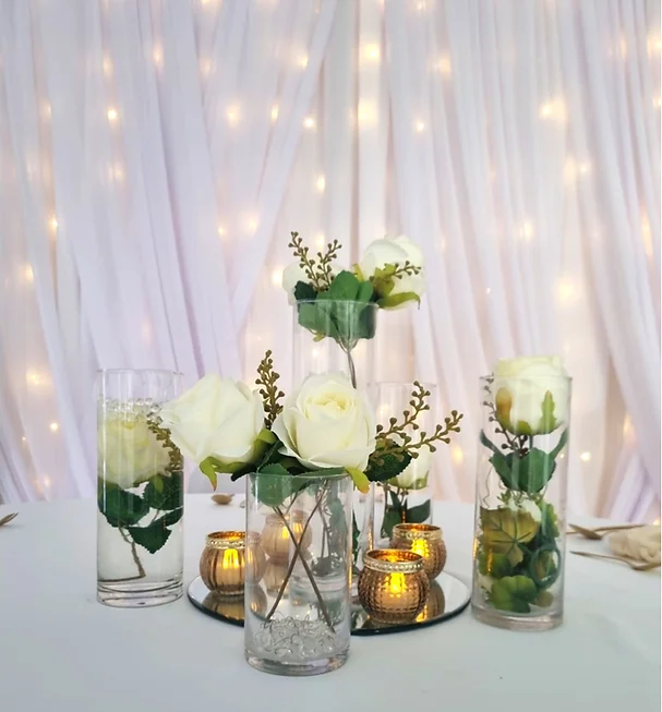 Dekoverleih Hochzeit Tischdeko mieten Kerzenständer