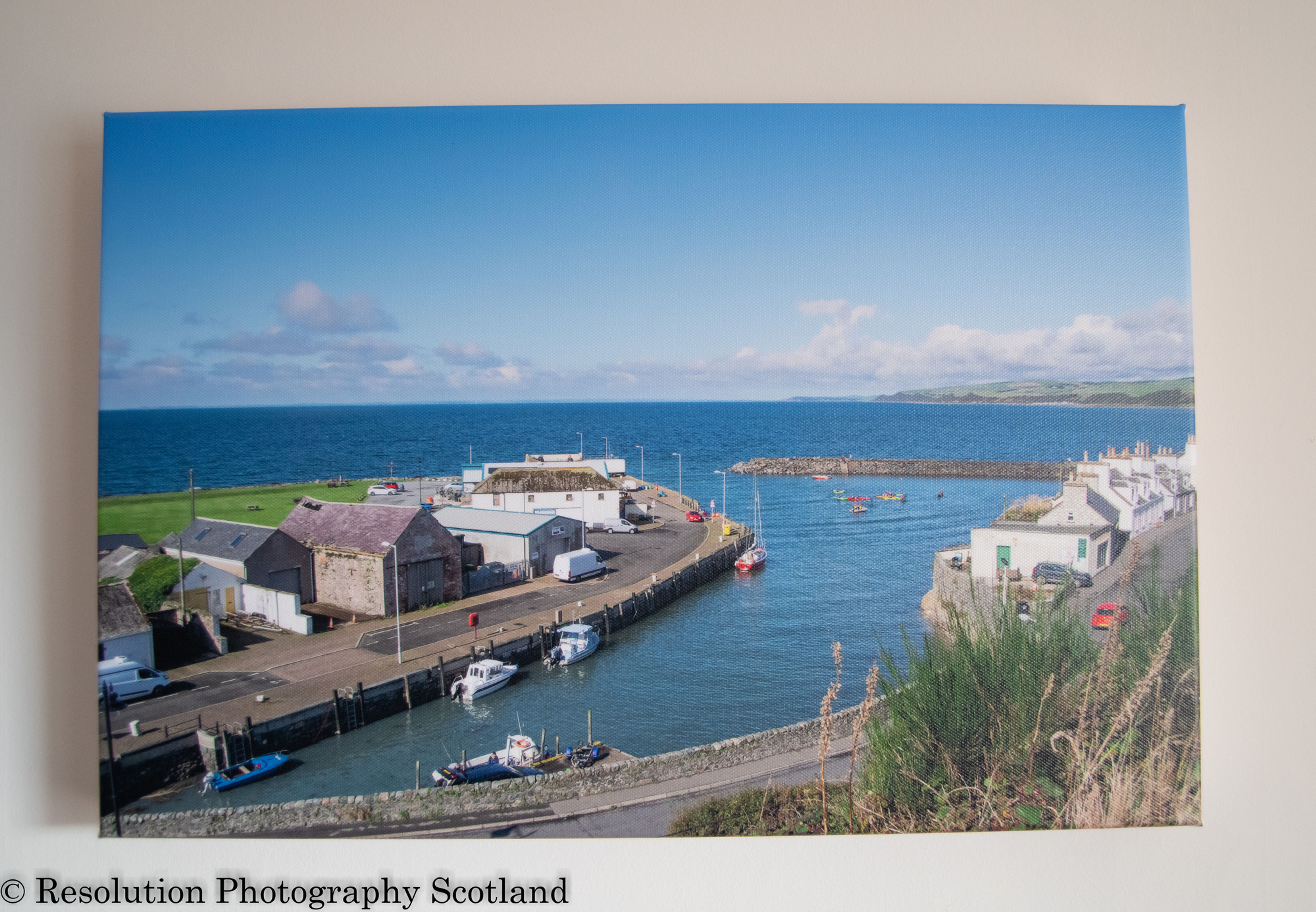 Canvas - Port William Harbour 18" x 12"
