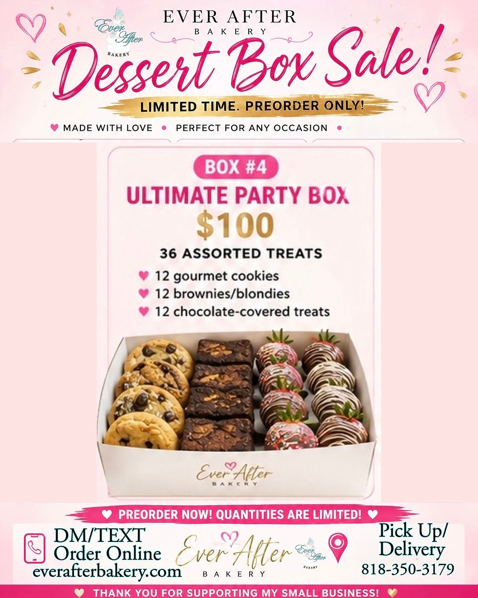 Dessert Box Sale Ultimate Party Box 36 assorted treats