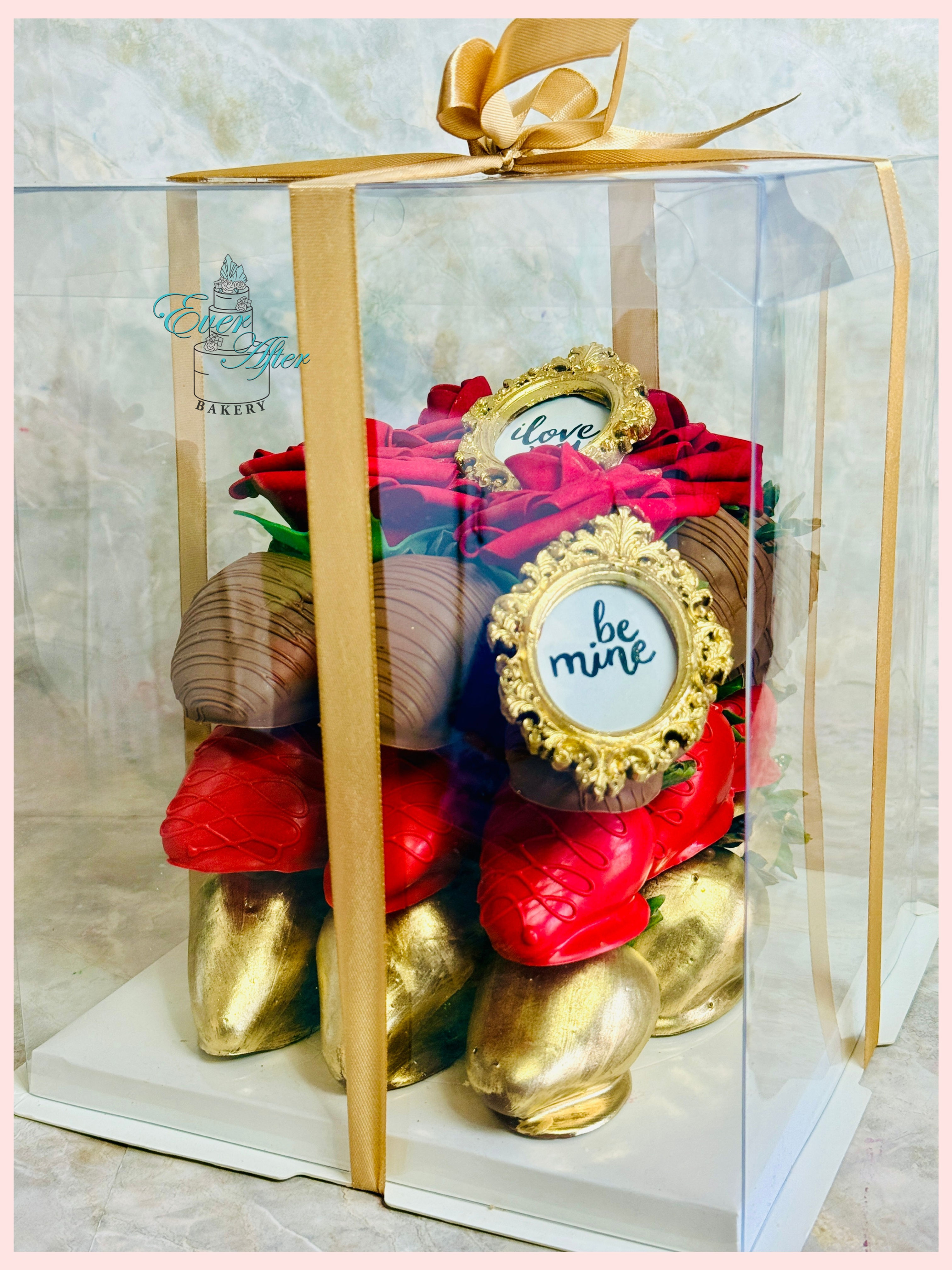 Chocolate Covered Strawberry Cake Valentine Gift Los Angeles