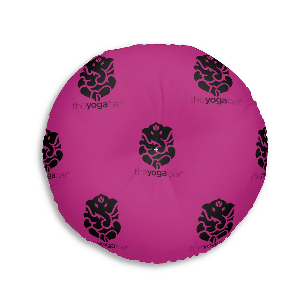 Thumbnail: Ganesha Tufted Floor Pillow, Round