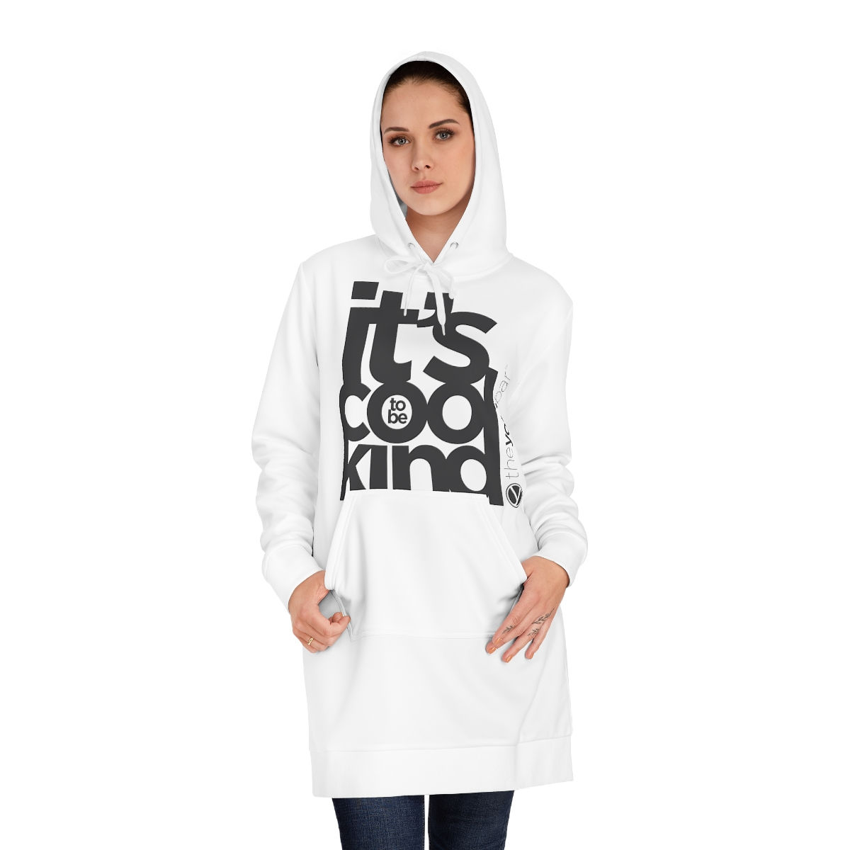 Cool2BKind Women's Hoodie Dress (AOP)