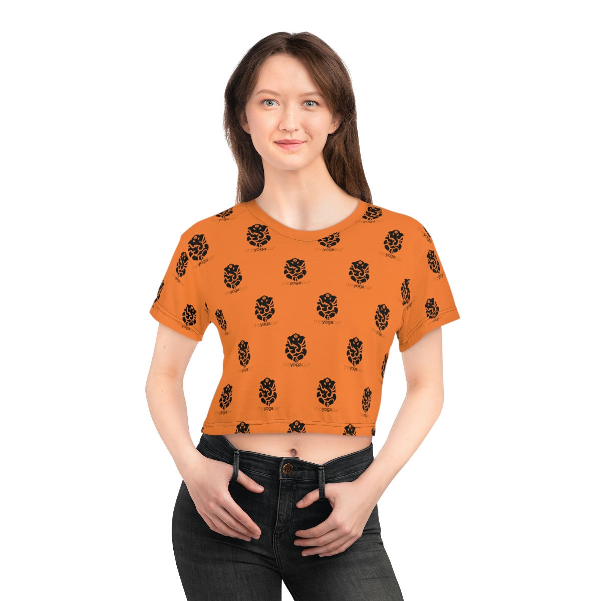 Ganesha Crop Tee (AOP)