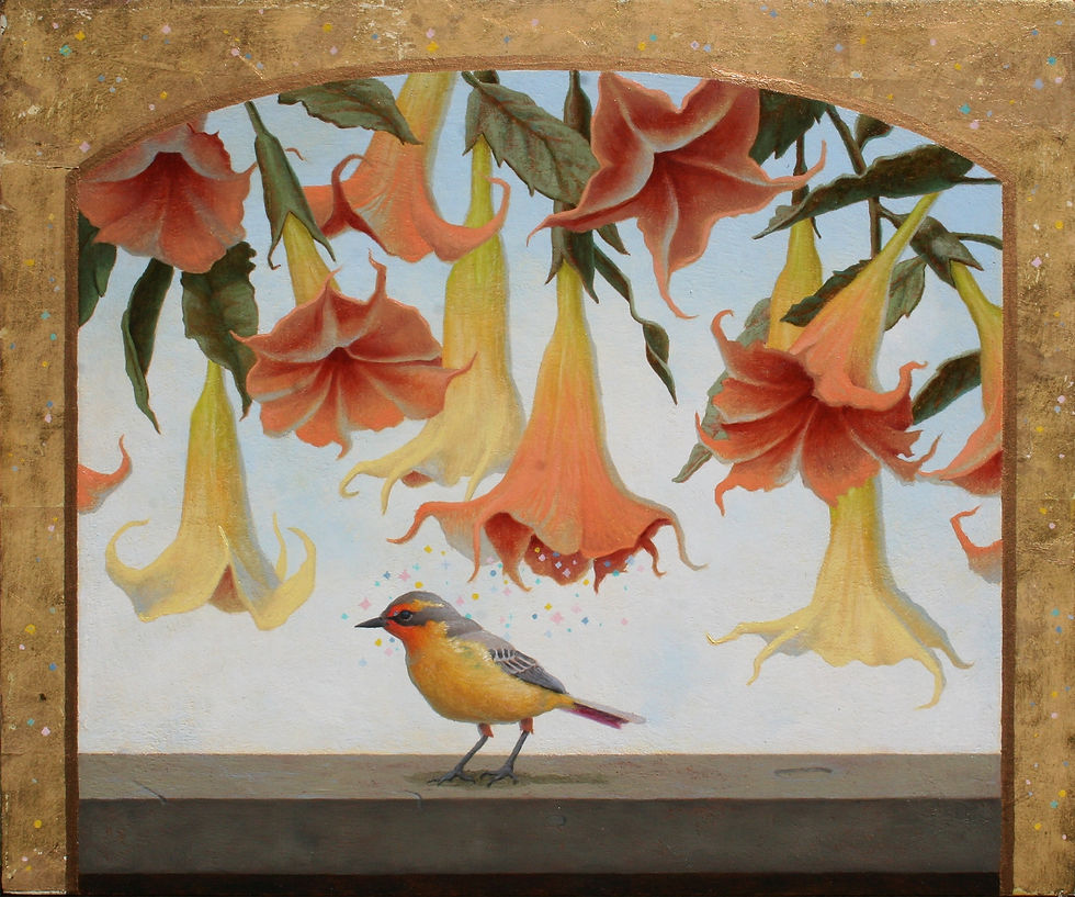 Sedgwick_Chris__BirdSpell__12_x14.5__OilGoldLeafonBirch_2013_websize