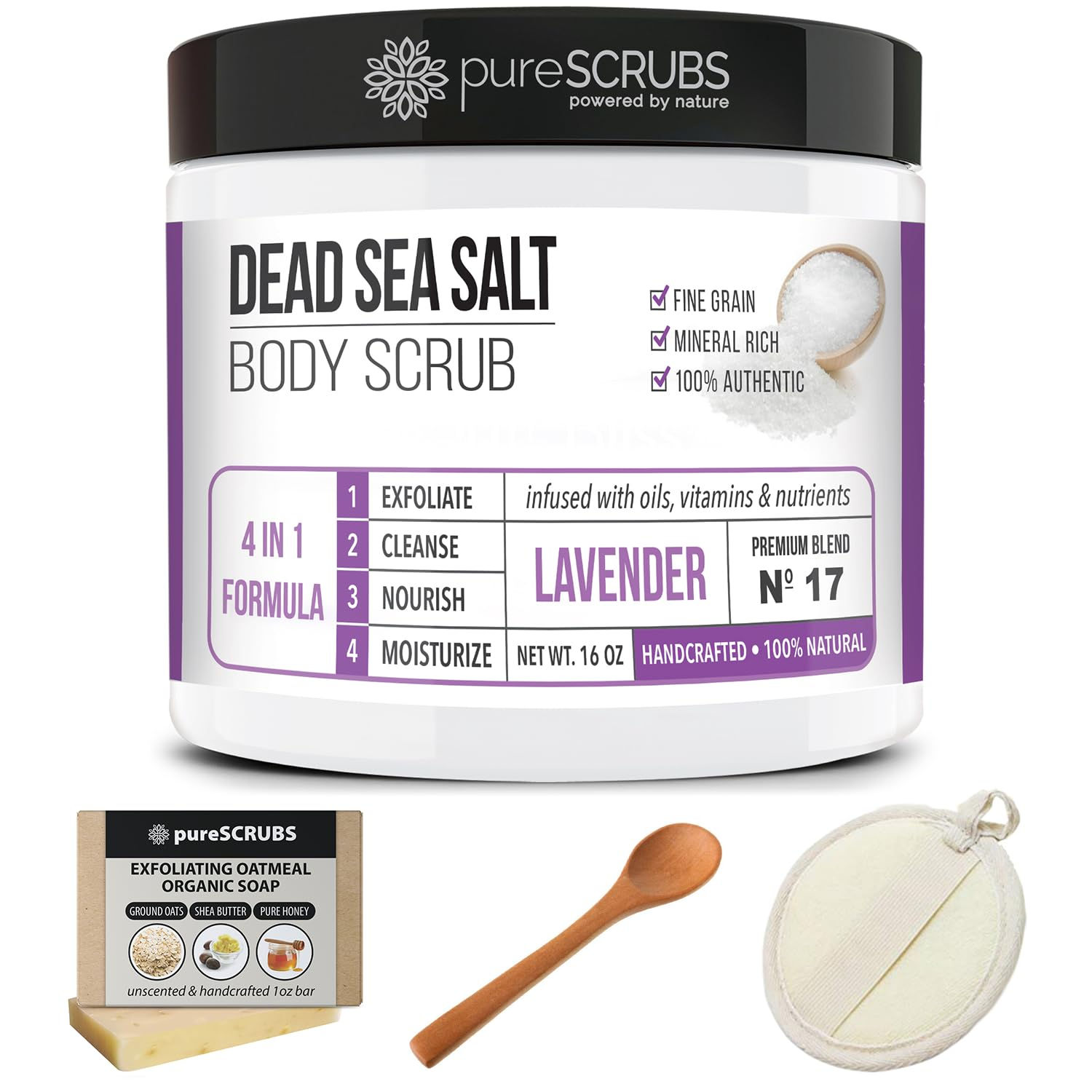 Lavender body scrub