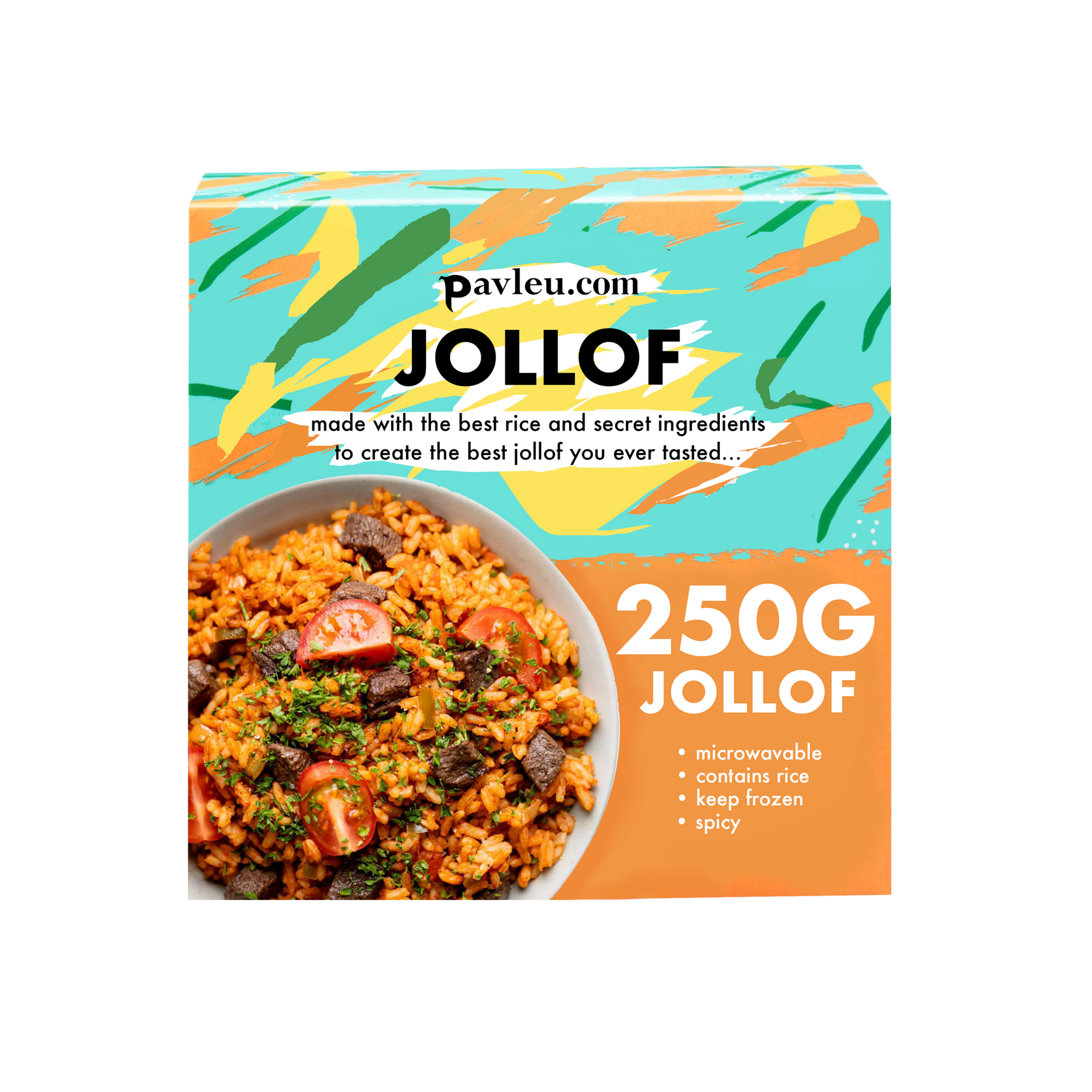 Pavleu Jollof Ready to Eat Meal