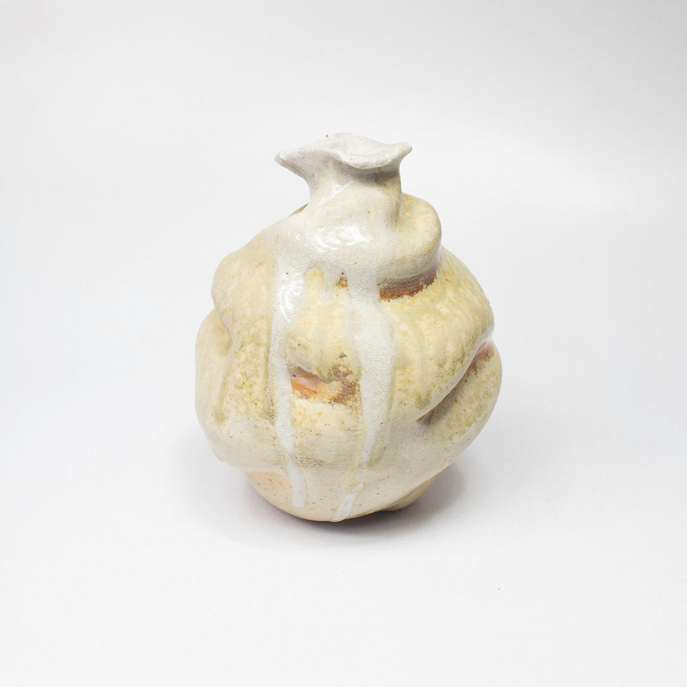 Thumbnail: Libbey Brown Wood Fired Vase
