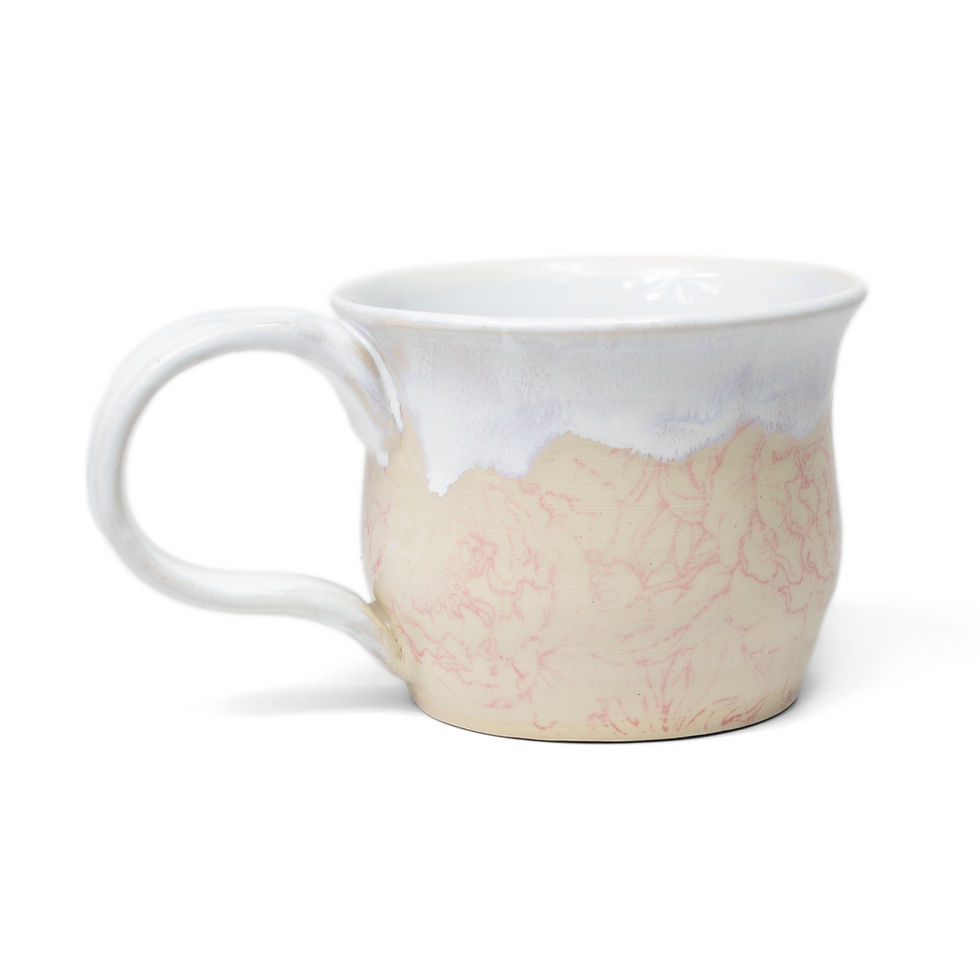 Thumbnail: Emily St.Clair White Drips With Pink Flowers