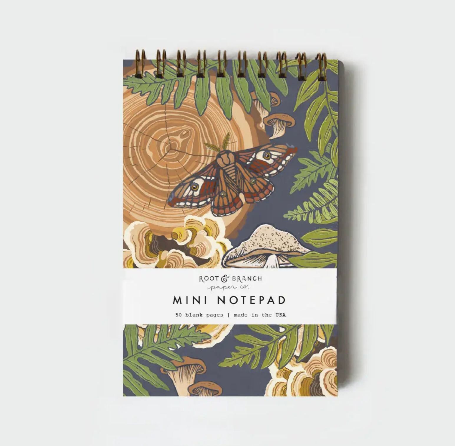Mushroom Grove Mini Spiral Notepad