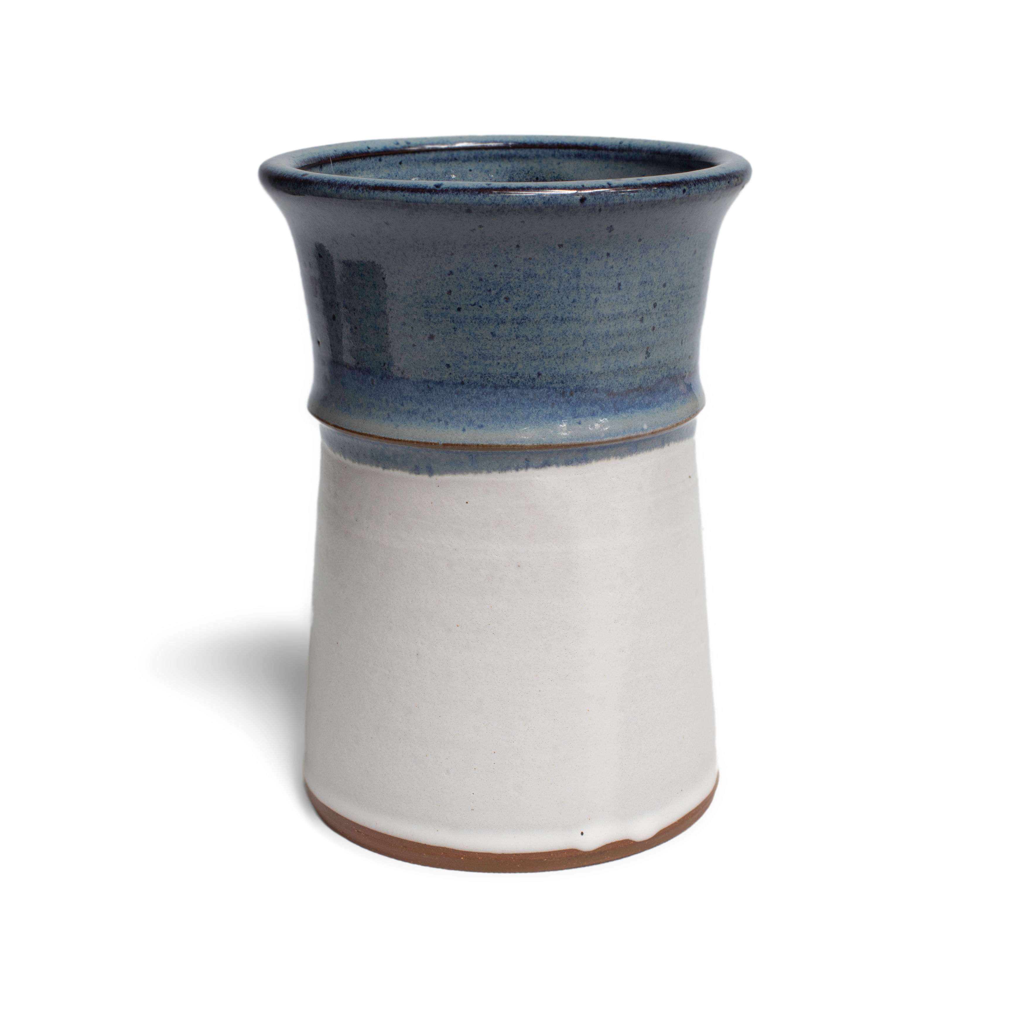 LMO Pottery Tall Blue Vase