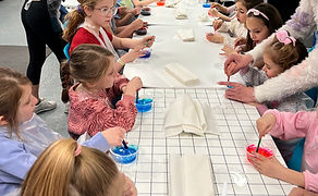 Slime STEM activity for kids birthday in Arena STEM