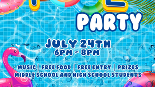 Free “Back-to-School Pool Party” Set for July 24