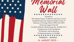 Traveling Vietnam Memorial Wall Arrives Aug 14–18