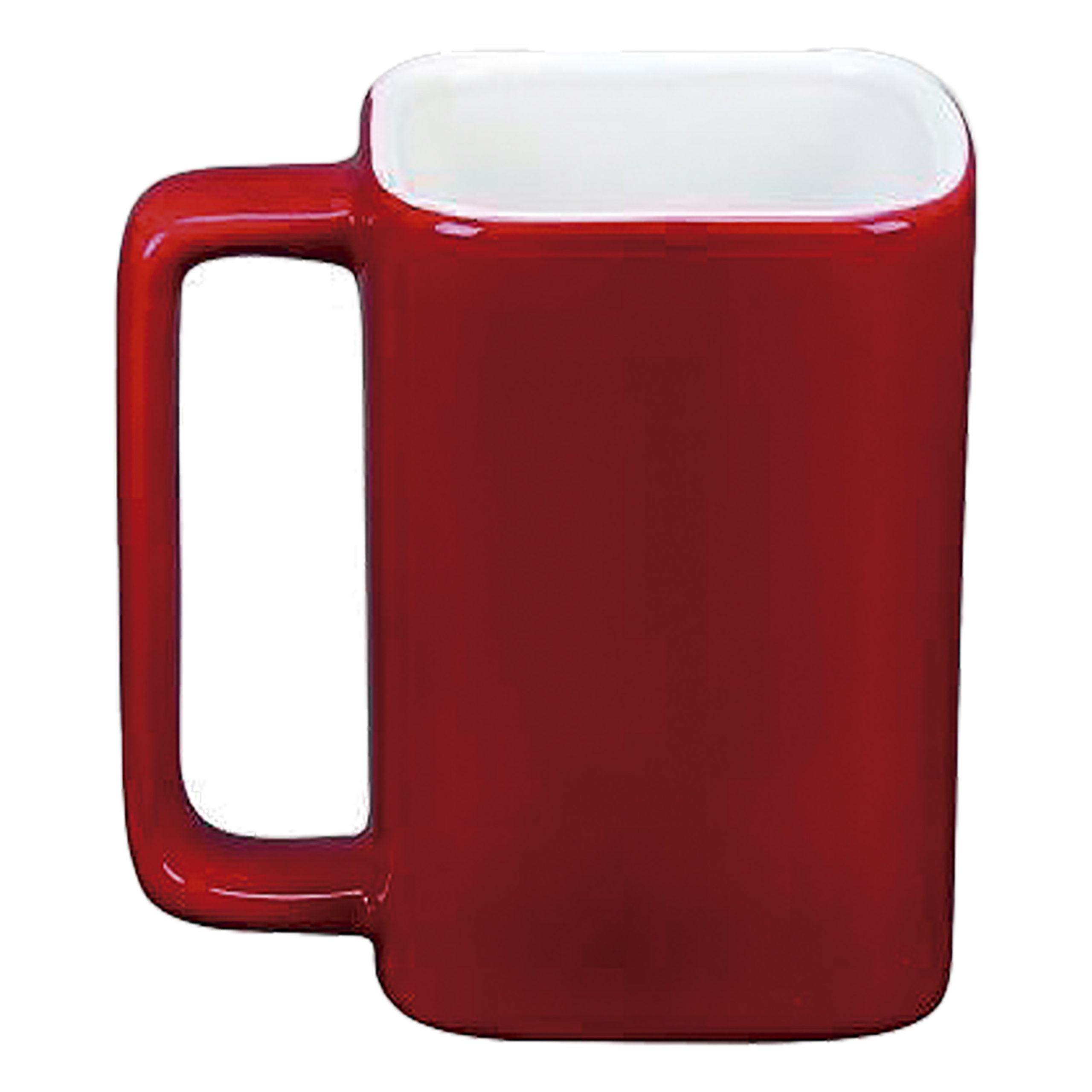 Tazón Cerámico Cuadrado M44 - Rojo