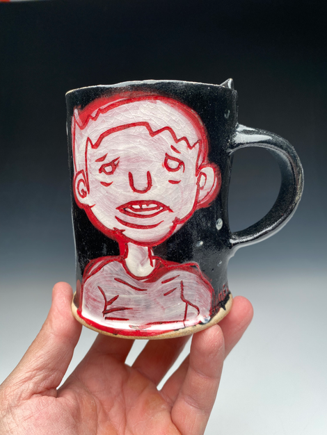 Slab Cups with Drawings