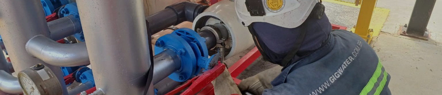 Comissionamento de sistemas de tratamento de água e efluentes