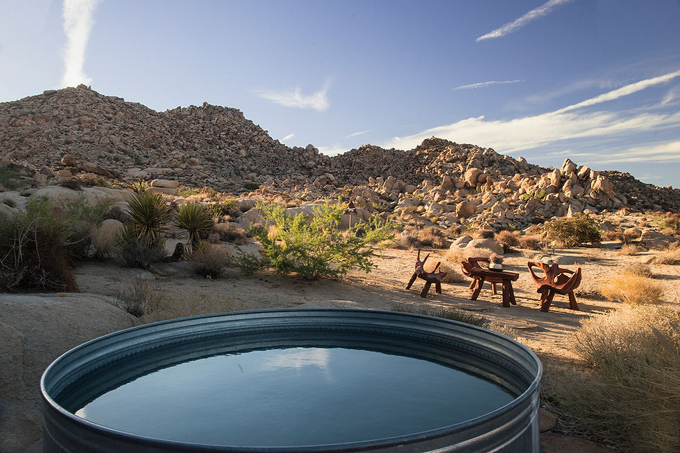 Spa Tub Desert Vista Perspective