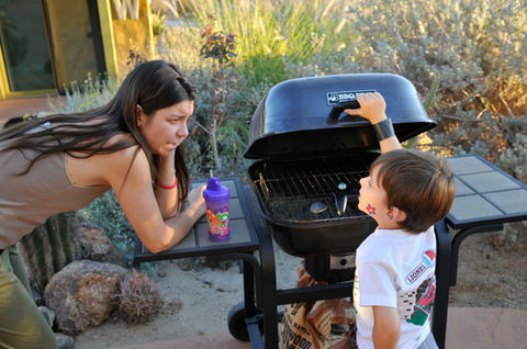 Backyard BBQ with the Family