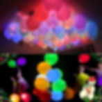 LED Light Up Balloons Flashing Mixed colors for parties