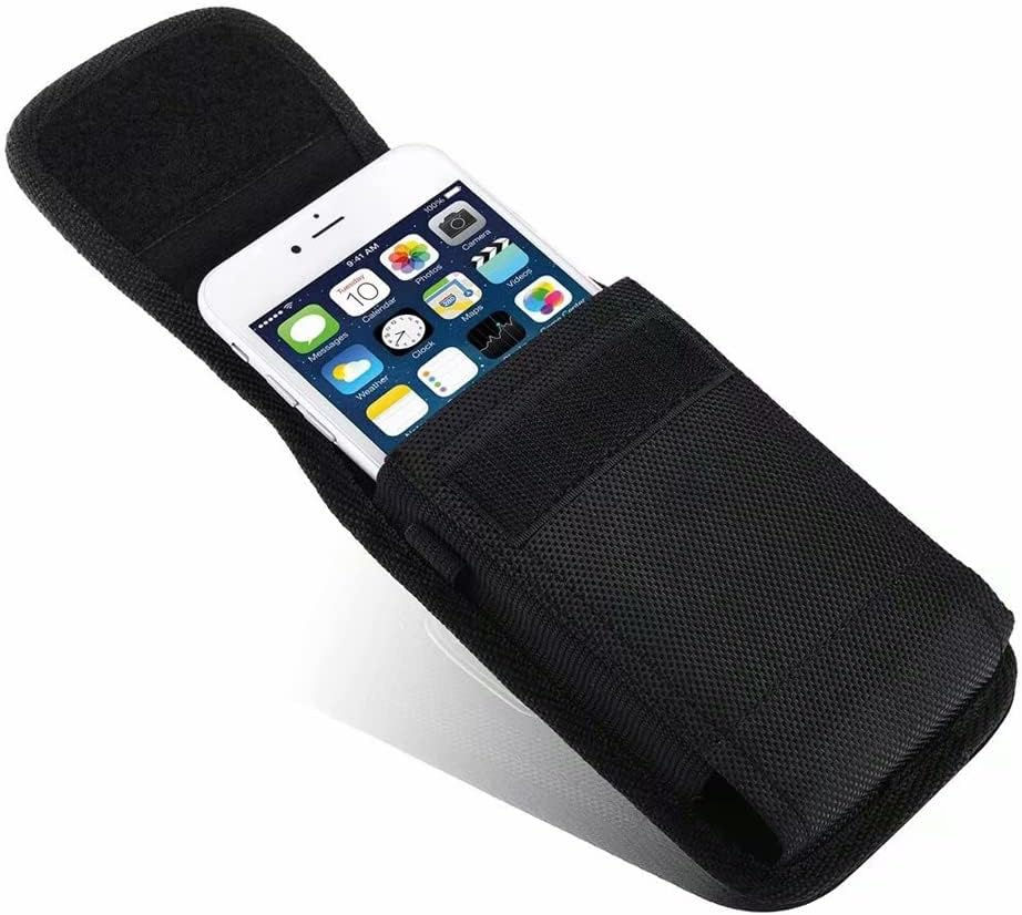 Thumbnail: Cell Phone Pouch Holster Tactical Clip Holder with Belt Loop Large-5.7-6.3 inch