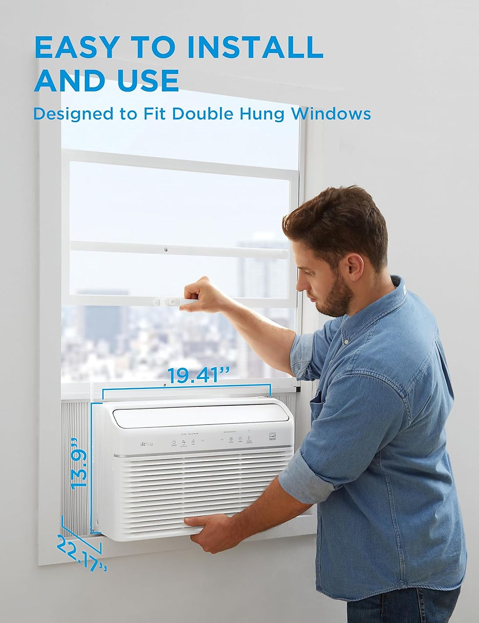 Thumbnail: Midea Quiet Window Air conditioner with Heat and Dehumidifier