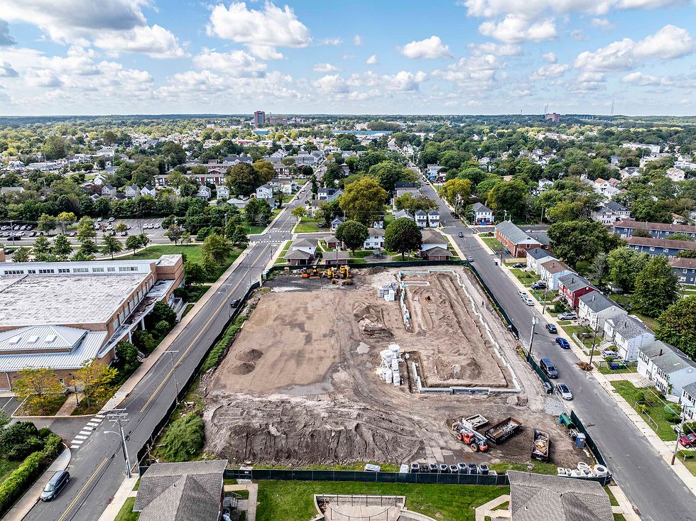 The Construction Site at Neptune NJ After The Demo