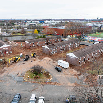 Overhead Aerial of Rahway Housing Before demolition