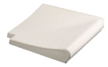 Bordi STANDARD in cemento per piscina - sezioni angolo retto rovesciato