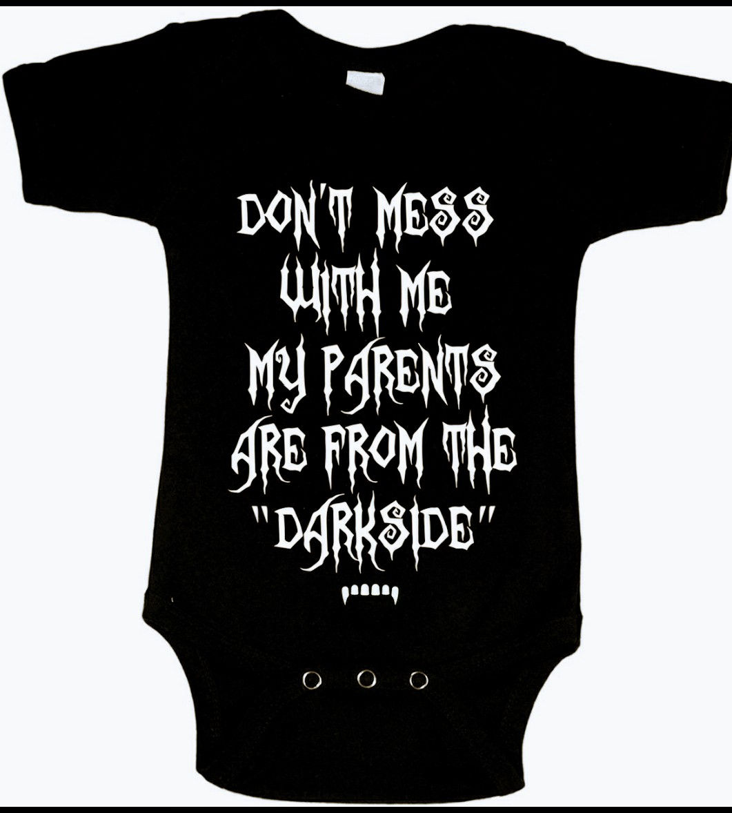 Dhampyre onesie for the pint sized vampire