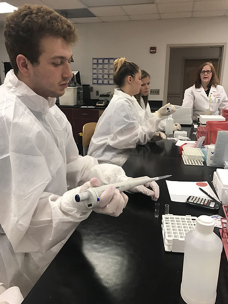 Angel Laboy performing lab activity edit