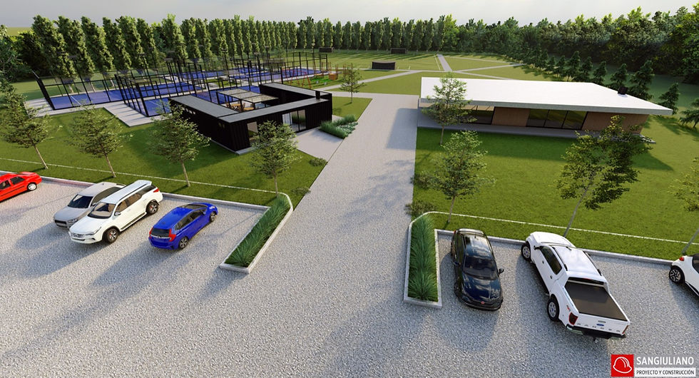 cancha de tenis, futbol y padle en escobar