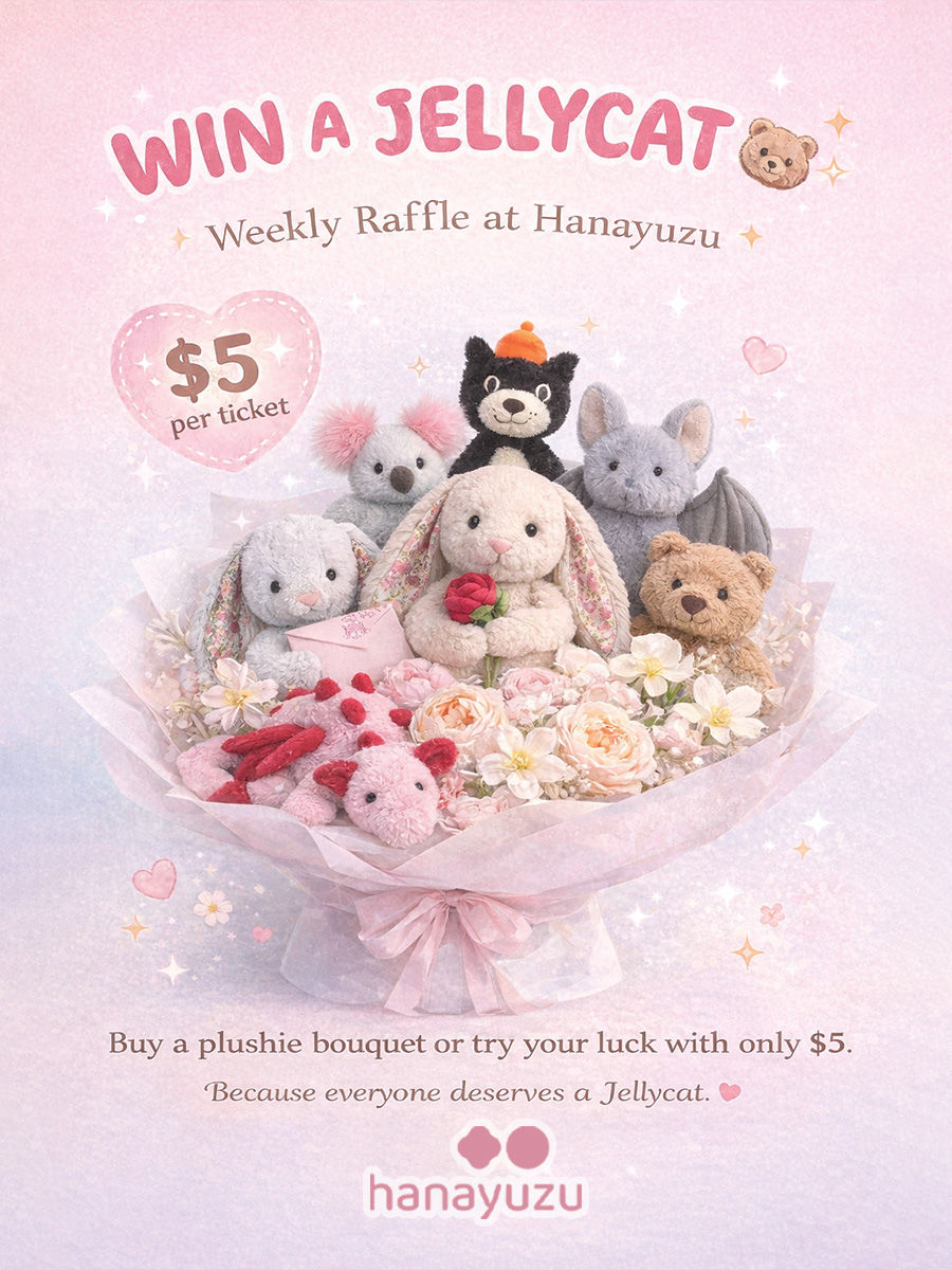 Hanayuzu Lucky Jellycat Raffle