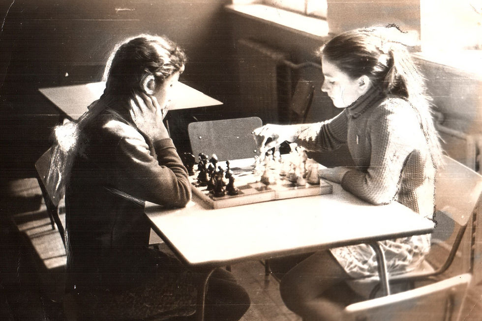 1968 год, школьный шахматный турнир