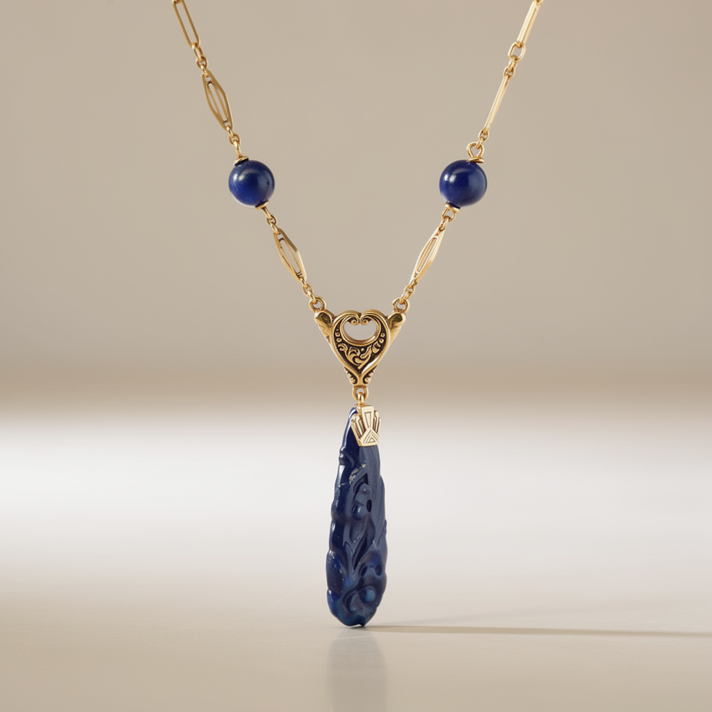 Contemporary Yellow 14K Gold Necklace