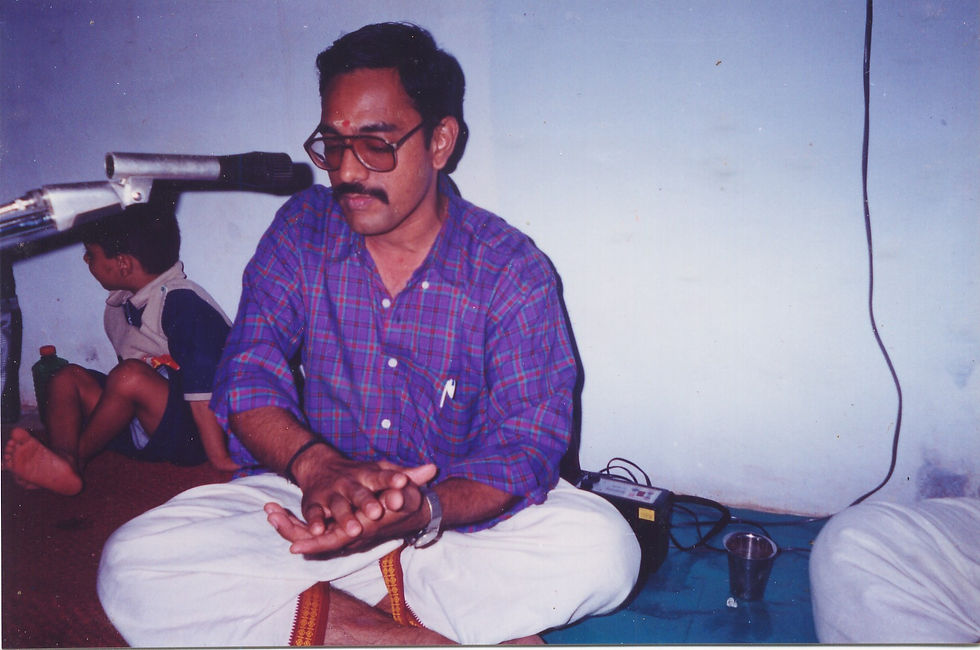 Singing At Aaradhana Festival