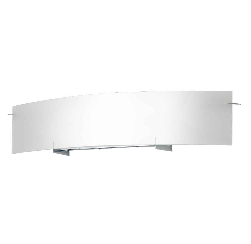48" Curved Glass Vanity Fixture | STX-BV5-48