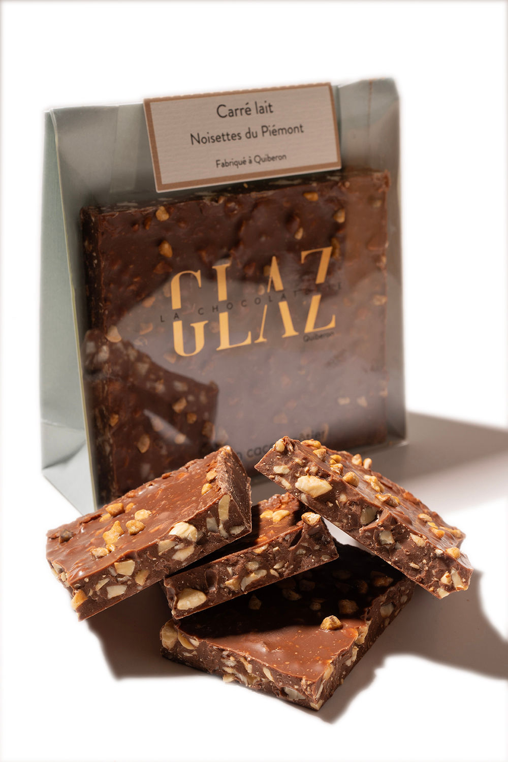 Carré lait noisettes