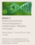 Formation sur les Dysfonctionnements immunologiques et métaboliques et les Maladies chroniques