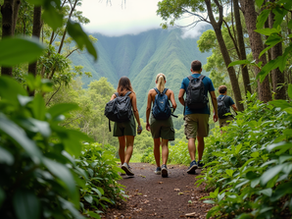 Guest hiking 