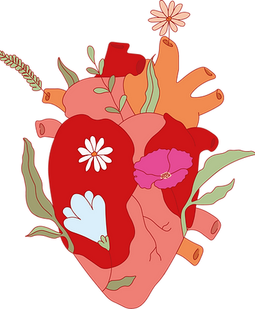 Desenho coração florido - Enquanto você não vinha.png