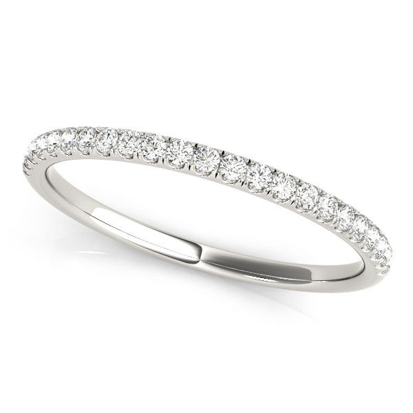 14kt Gold Stackable DiamondWedding Band