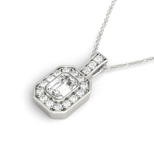 Thumbnail: 14kt Gold Fashion Diamond Necklace