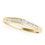 Thumbnail: 14kt Gold Diamond Ladies Channel Set Design Wedding Band