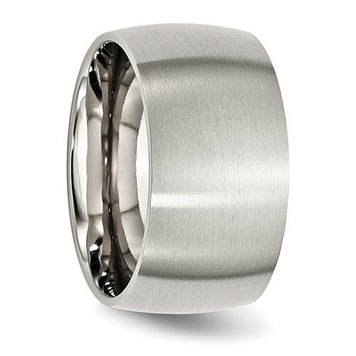 Thumbnail: Chisel Stainless Steel Brushed 12mm Half Round Band