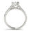 Thumbnail: 14kt Gold Trellis Diamond Engagement Ring