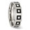 Thumbnail: Stainless Steel Enameled Flat 6mm Polished Band